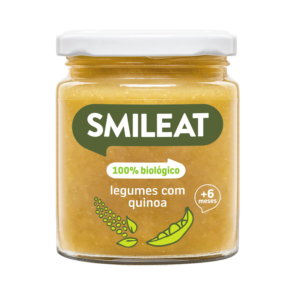 Boião de legumes com quinoa