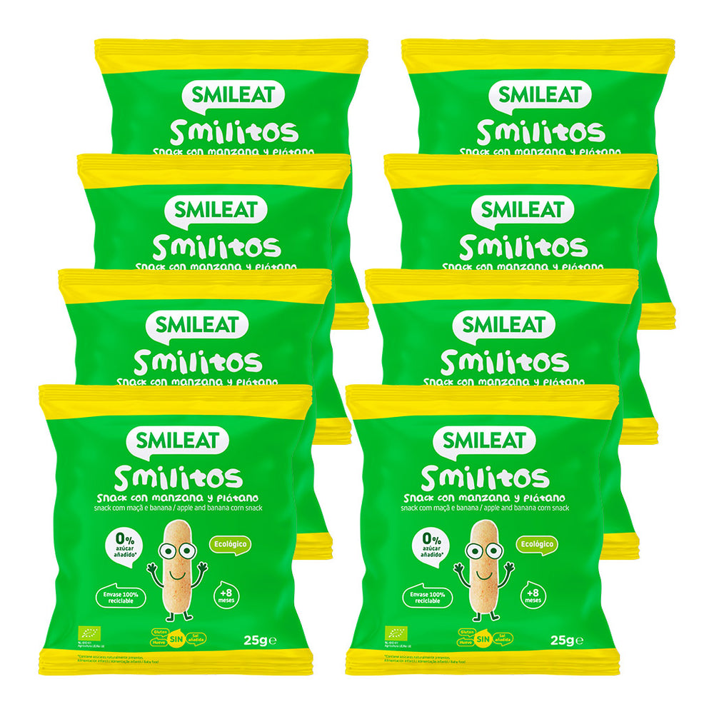 Pack Smilitos Maçã e Banana 8Uds