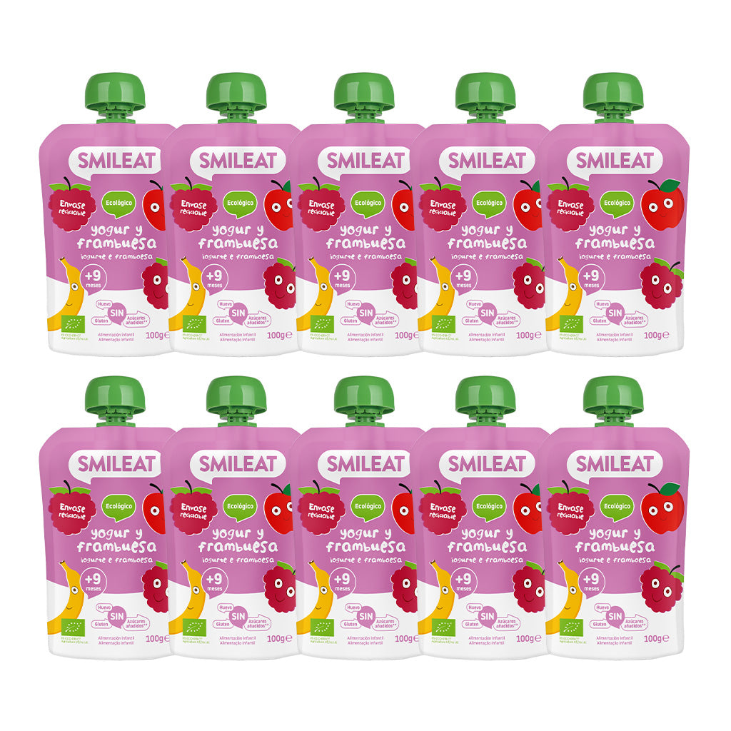 Pack pouches Iogurte & Framboesa