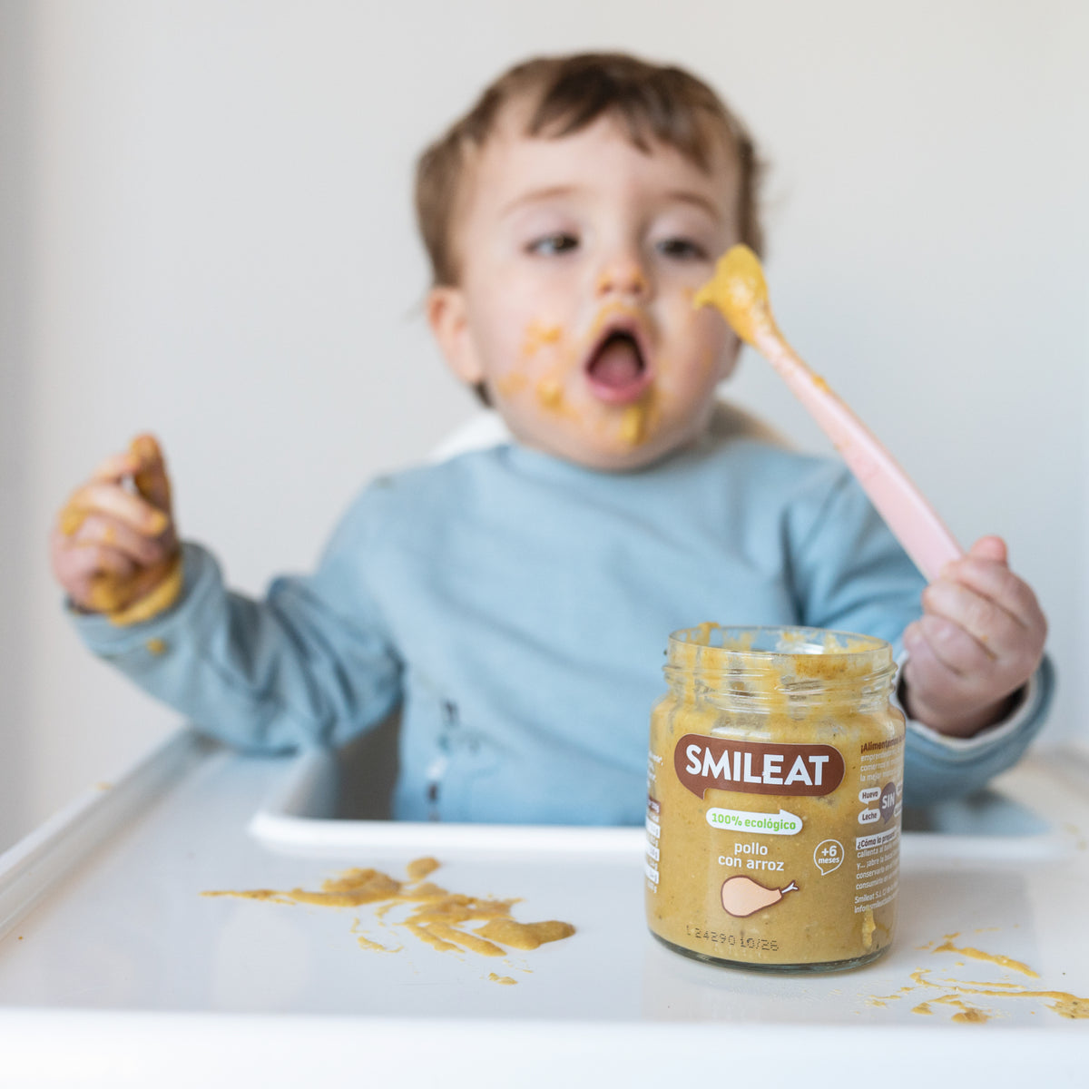 Boião de frango com arroz