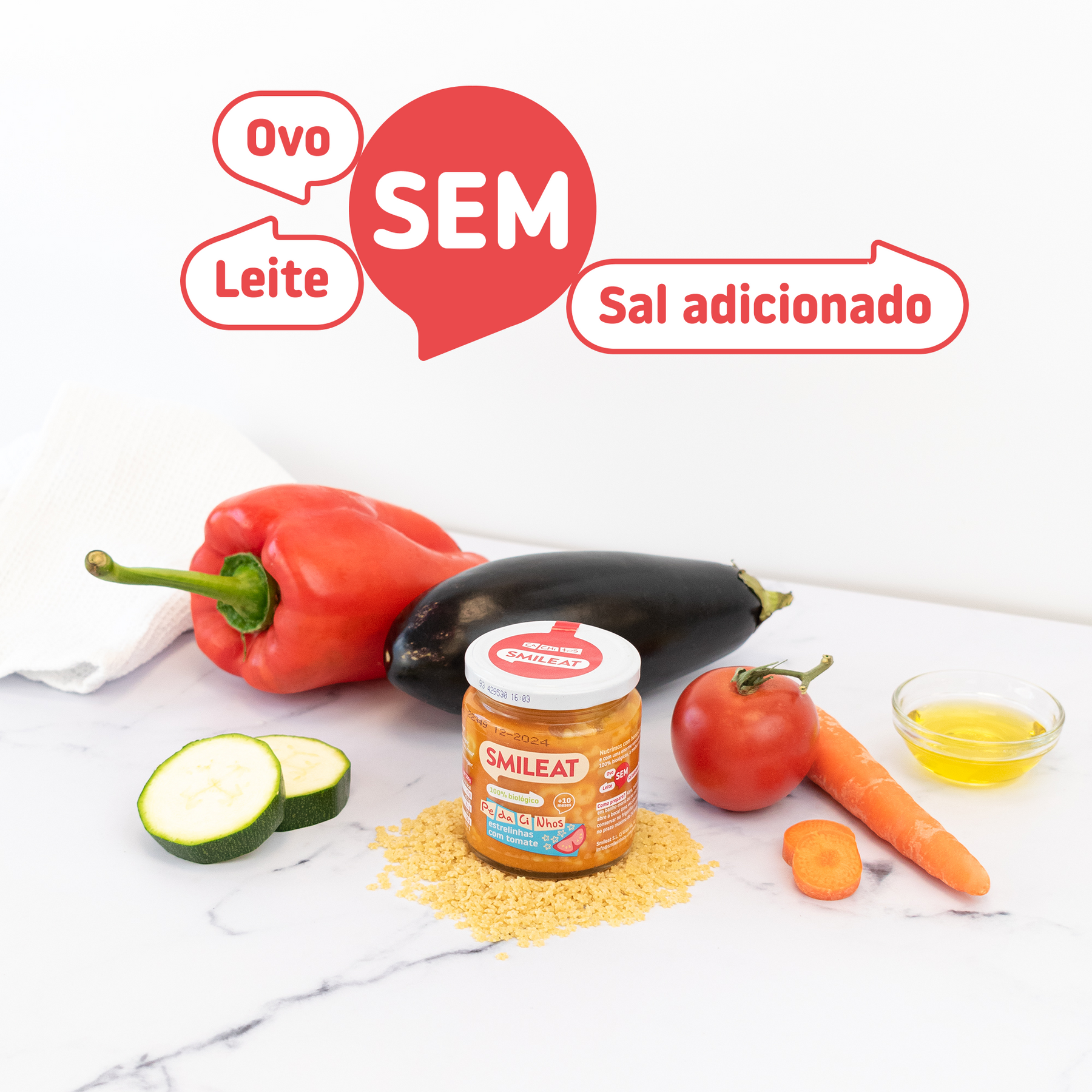 Boiões de PE-DA-CI-NHOS estrelinhas com tomate