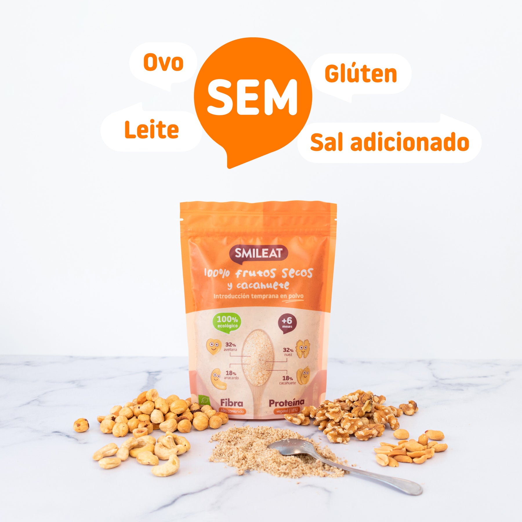 100% frutos secos e amendoim