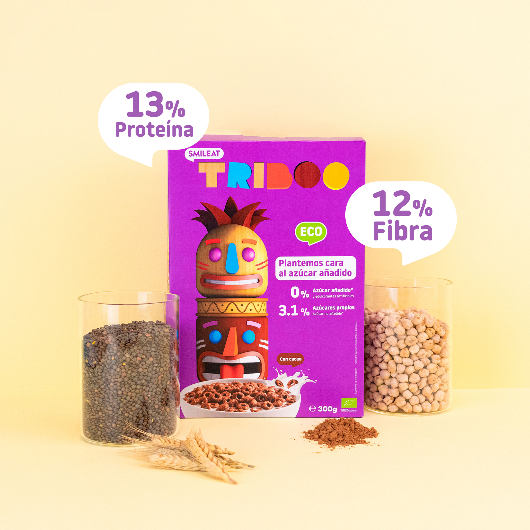 Cereais TRIBOO com Cacau