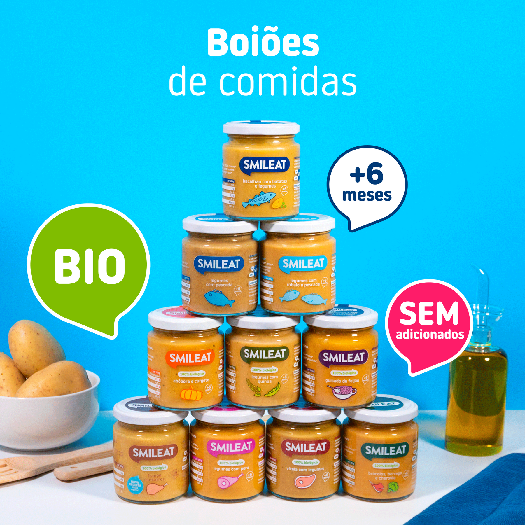 Boião de vitela com legumes