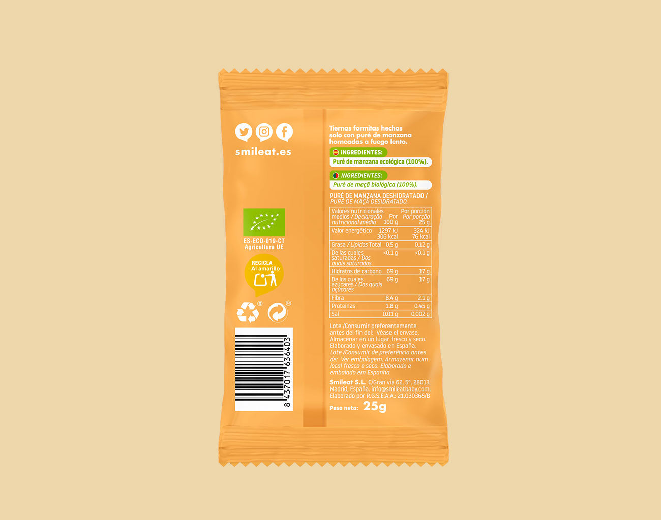 Snack TRIBOO de Maçã