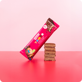 Pack Bolacha wafer TRIBOO coberta de chocolate 6uds