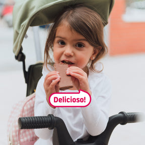 Bolacha wafer coberta de chocolate
