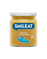 Boião legumes con pescada +6 meses