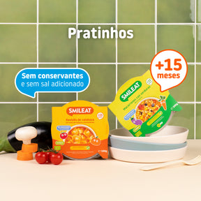 Pratnhos sem conservantes e sem sal adicionada