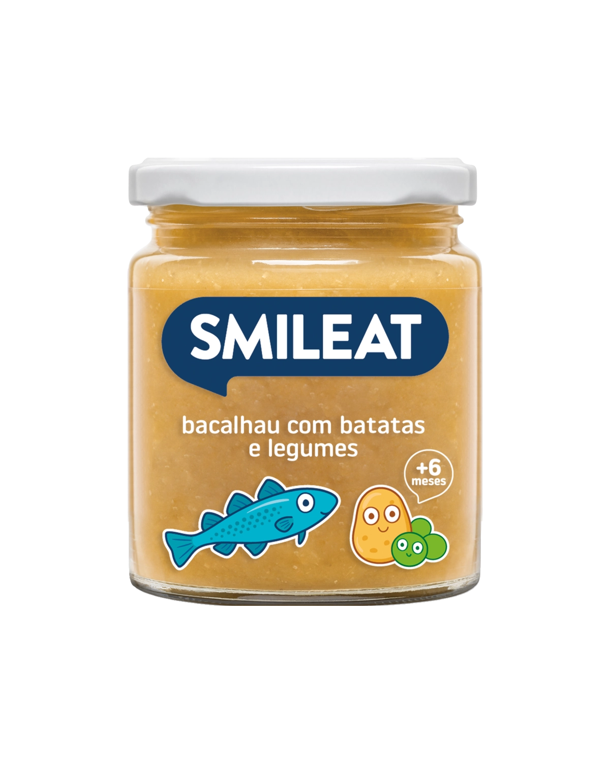 Boião bacalhau com batatas e legumes +6 meses