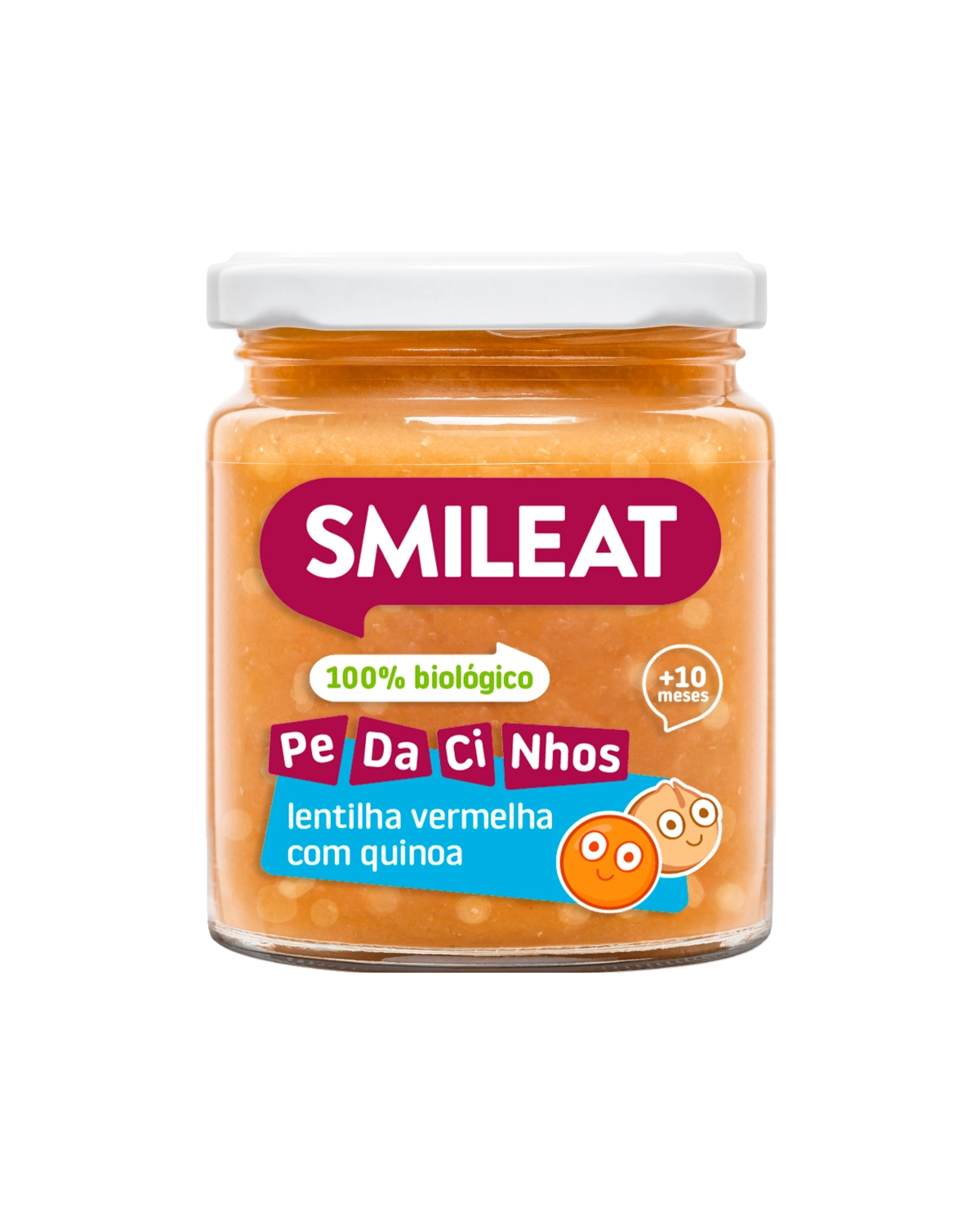 Boião lentilha vermelha com quinoa +10 meses 100% biológico