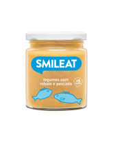 Boião legumes com robalo e pescada +6 meses