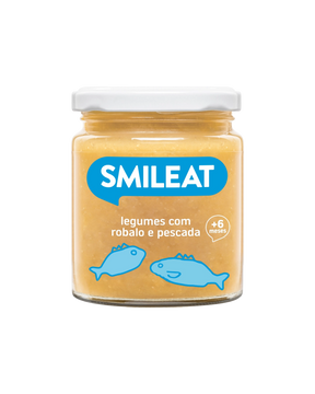 Boião legumes com robalo e pescada +6 meses