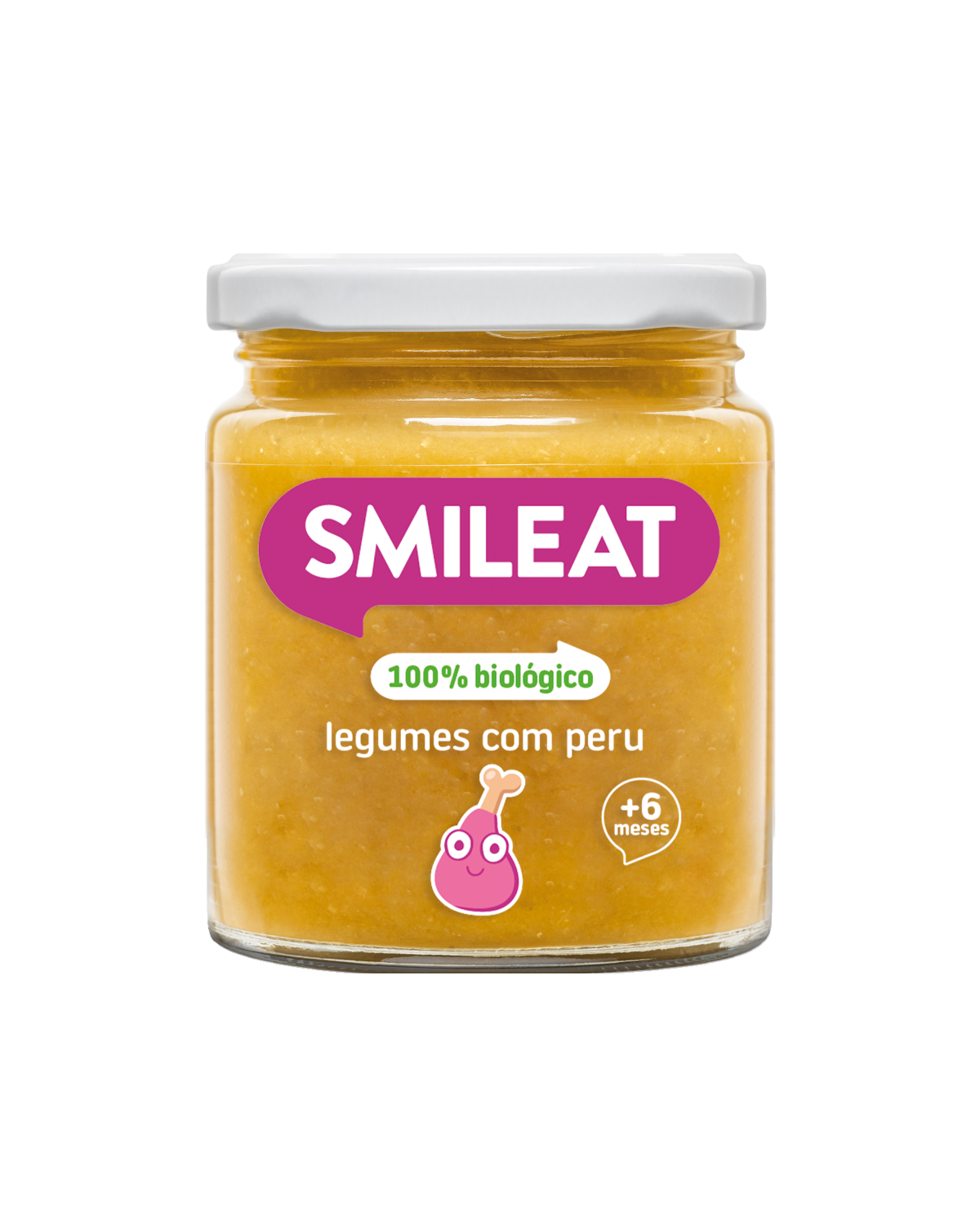 Boião legumes con peru +6 meses 100% biológico