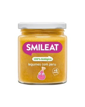 Boião legumes con peru +6 meses 100% biológico