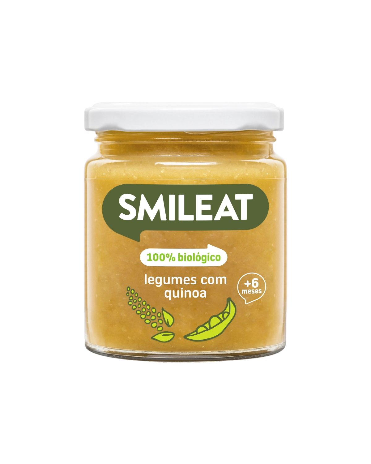 Boião legumes com quinoa 100% ecológico