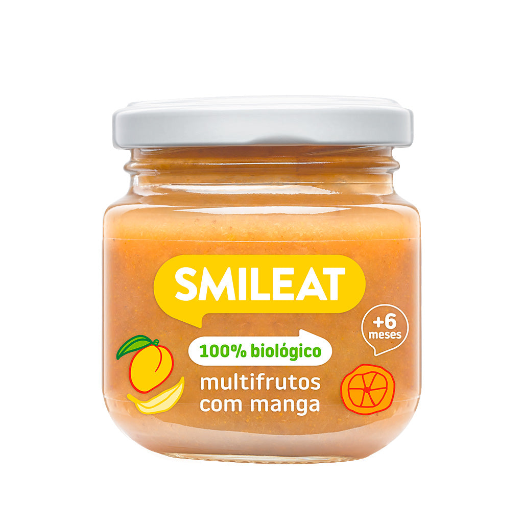 Boião de multifrutos com manga