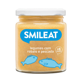 Boião de Legumes com Robalo e Pescada