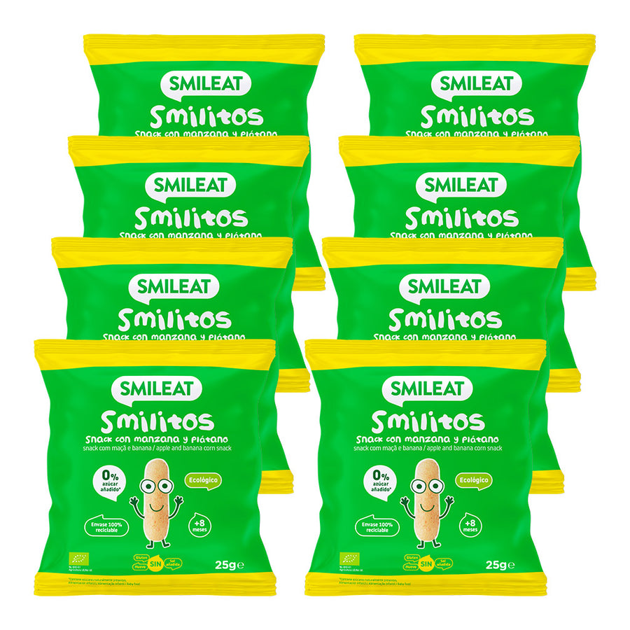Pack Smilitos Maçã e Banana 8Uds