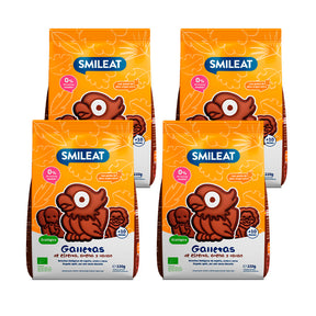 Pack bolachas espelta, aveia e cacau 4uds
