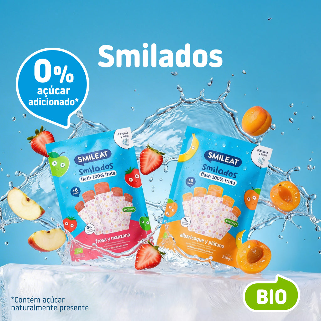 Gelados de fruta biológica para bebé sem açúcares adicionados – só fruta real