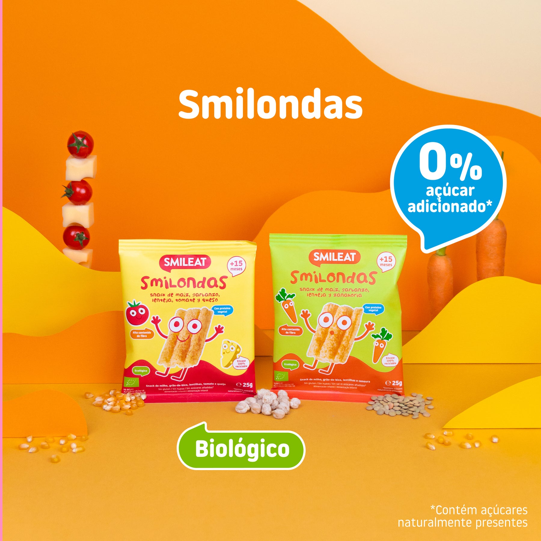 Smilondas biológico 0% açúcar adicionado