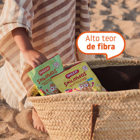 Smilondas de milho, grão-de-bico, lentilhas e cenoura