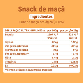 Snack TRIBOO de maçã