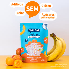 Smilado de damasco e banana