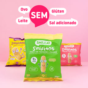 Smilitos com maçã e banana