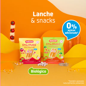 Smilondas de milho, grão-de-bico, lentilhas e cenoura