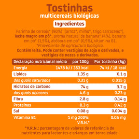 Tostinhas Multicereais